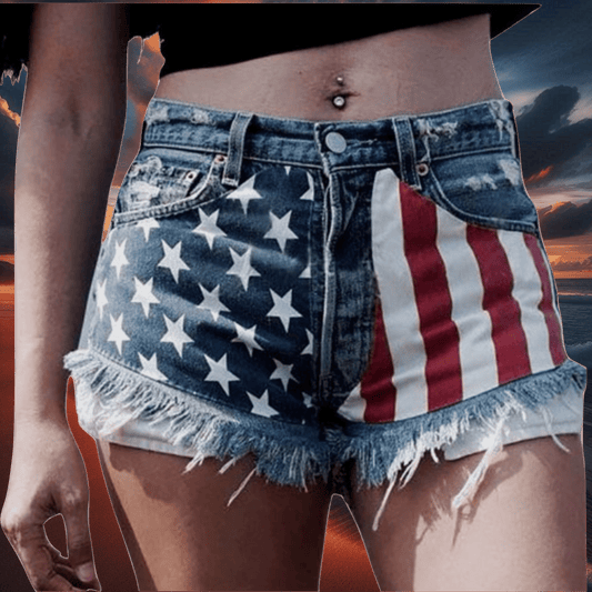 summer-jeans-women-print-shorts-with-ripped-fringe-distressed-jean-shorts-womens-clothing