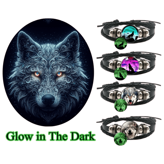 glow-in-the-dark-wolf-charm-bracelets