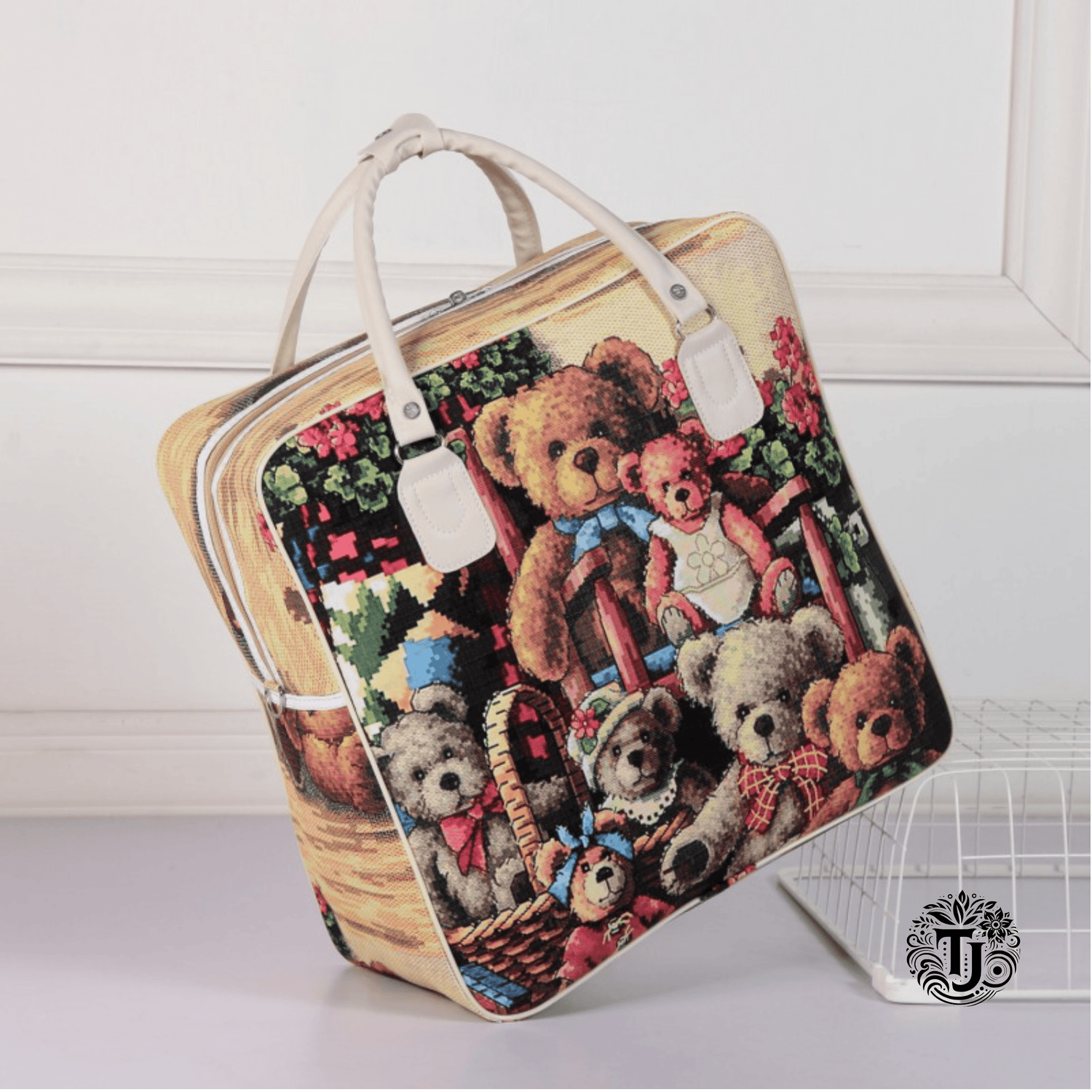 cartoon-hand-travel-bag-business-trip-bag-luggage-bag-sports-bag-shoulder-travel-bag