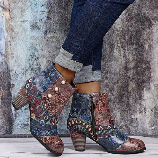 bohemian-womens-style-retro-stitching-high-heeled-ankle-boots