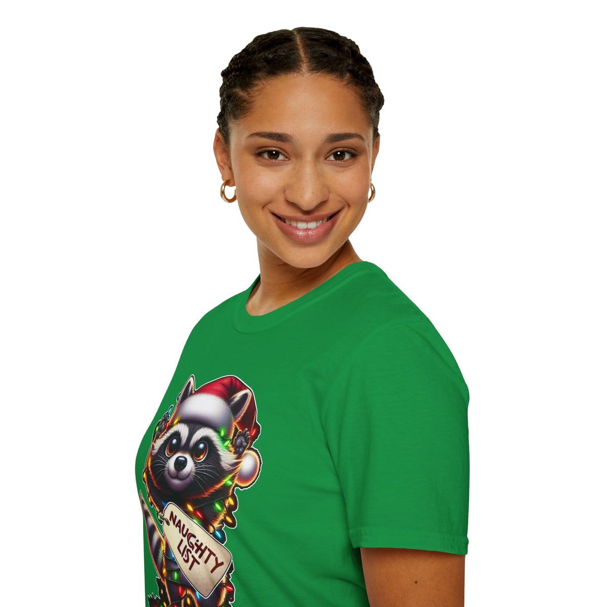 christmas-raccoon-graphic-t-shirt