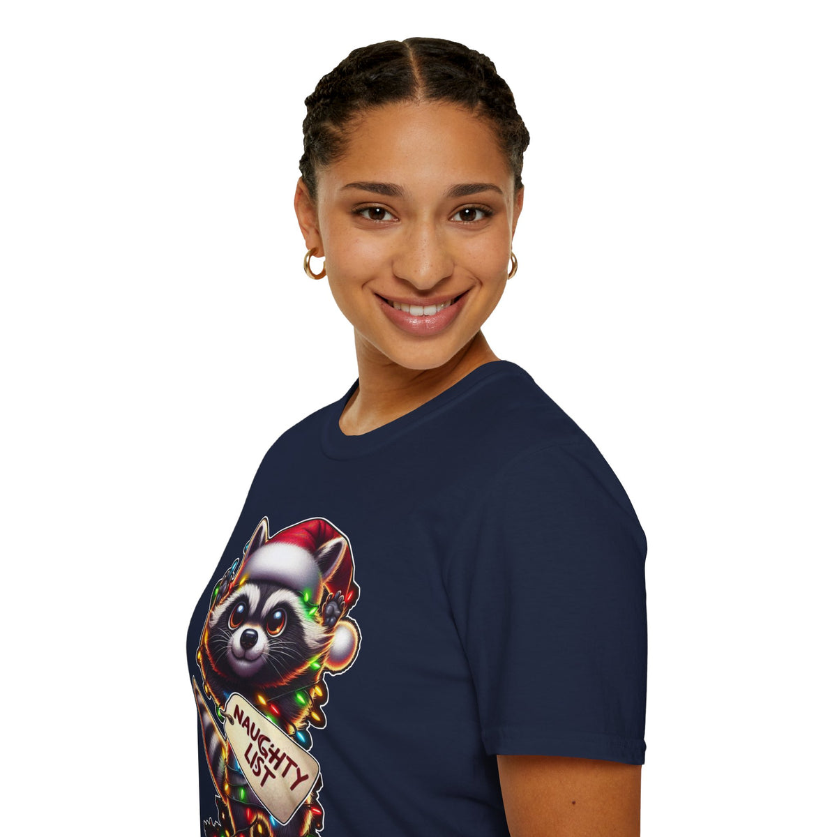 christmas-raccoon-graphic-t-shirt