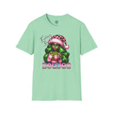 christmas-green-lady-graphic-t-shirt-grinch