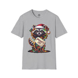 christmas-raccoon-graphic-t-shirt