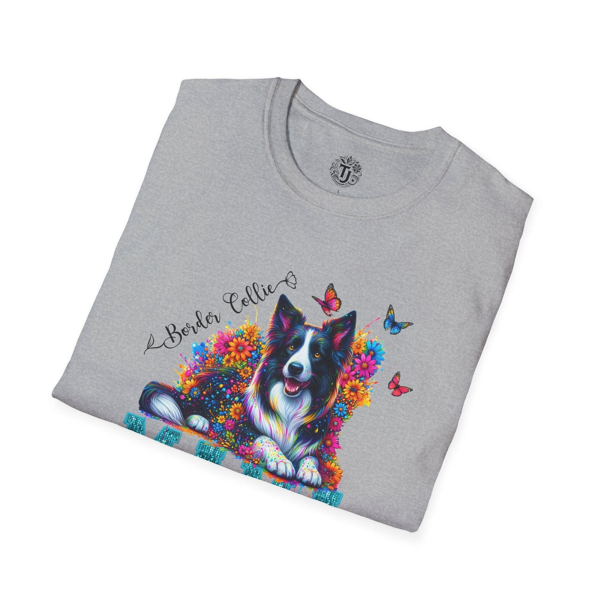 dog-mom-t-shirt-women's-clothing-printing-graphic-t-border-collie