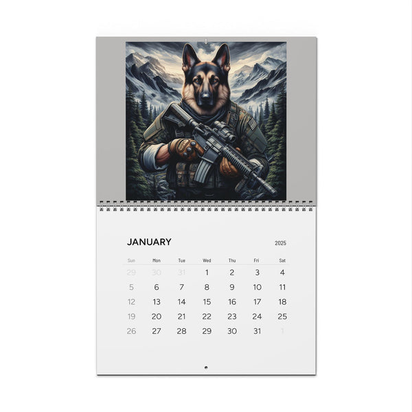 Funny German Shepherd Wall Calendars (2025)