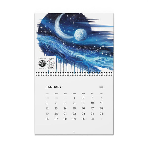 Zodiac Wall Calendars (2025)