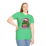 christmas-green-lady-graphic-t-shirt-grinch