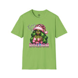 christmas-green-lady-graphic-t-shirt-grinch