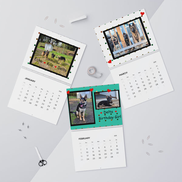 Personalized Wall Calendars (2025) Example