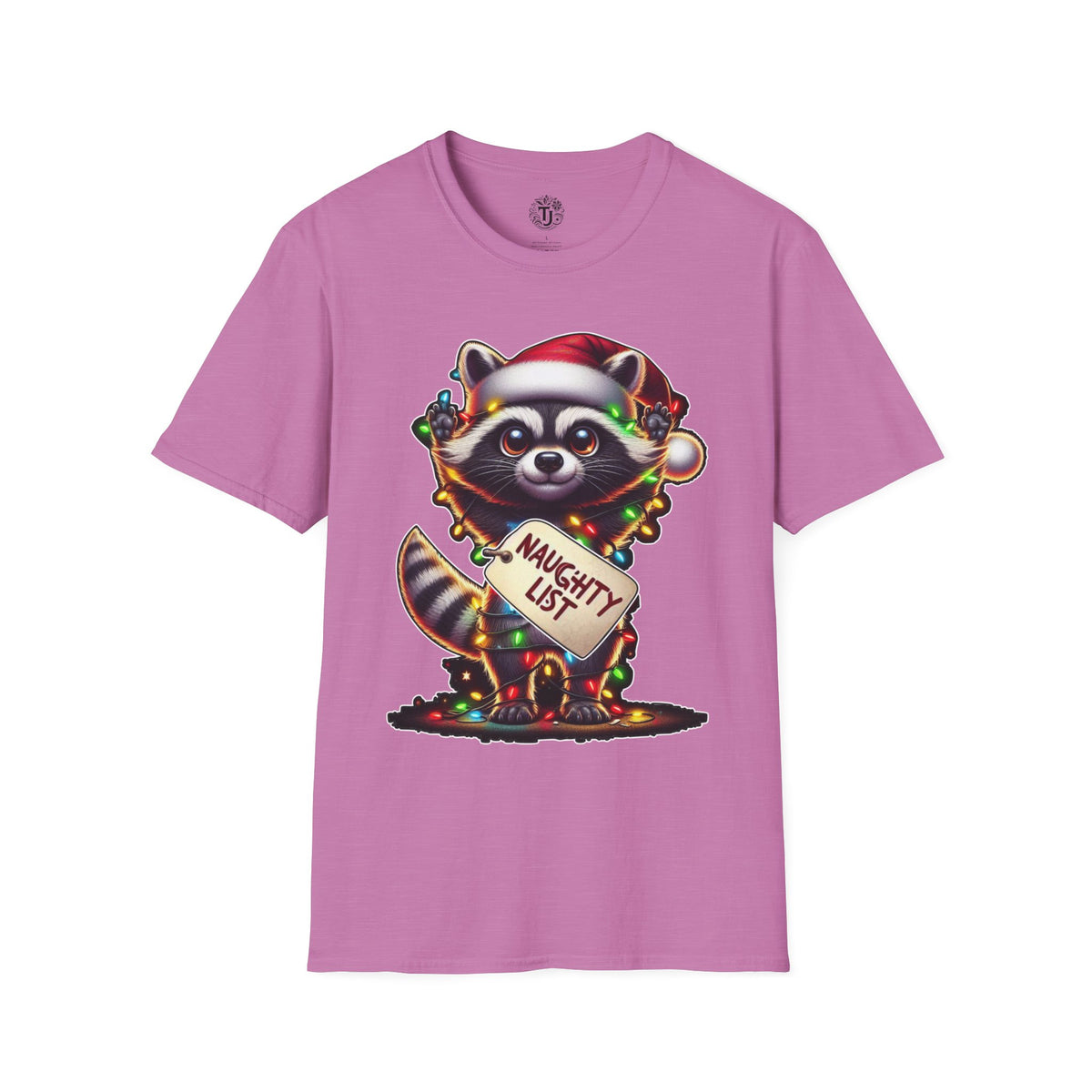 christmas-raccoon-graphic-t-shirt