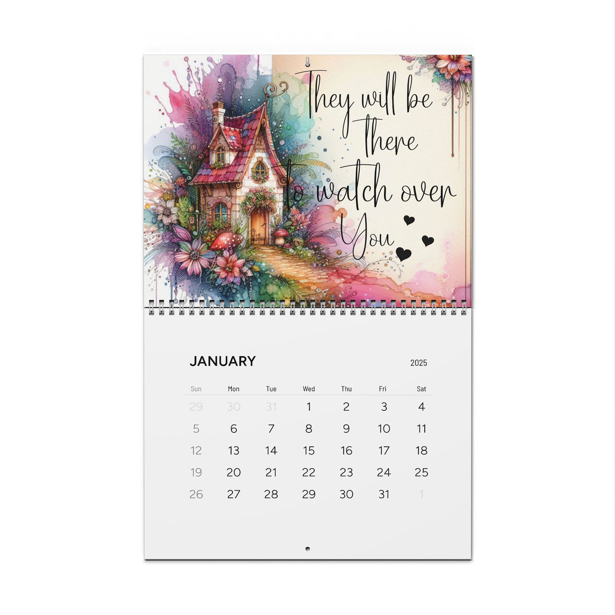 Fairy House Wall Calendar (2025)