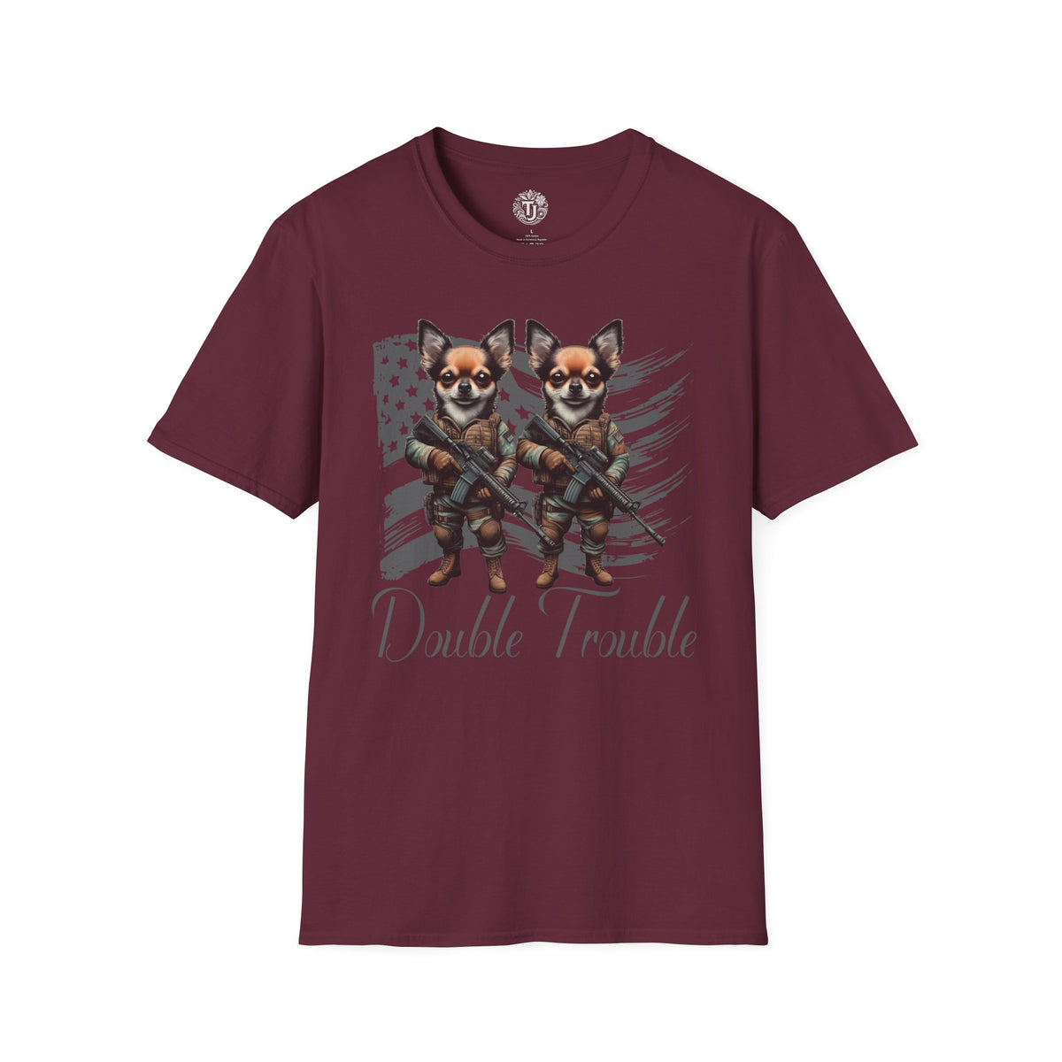 Chihuahua Graphic T-Shirt-Double Trouble