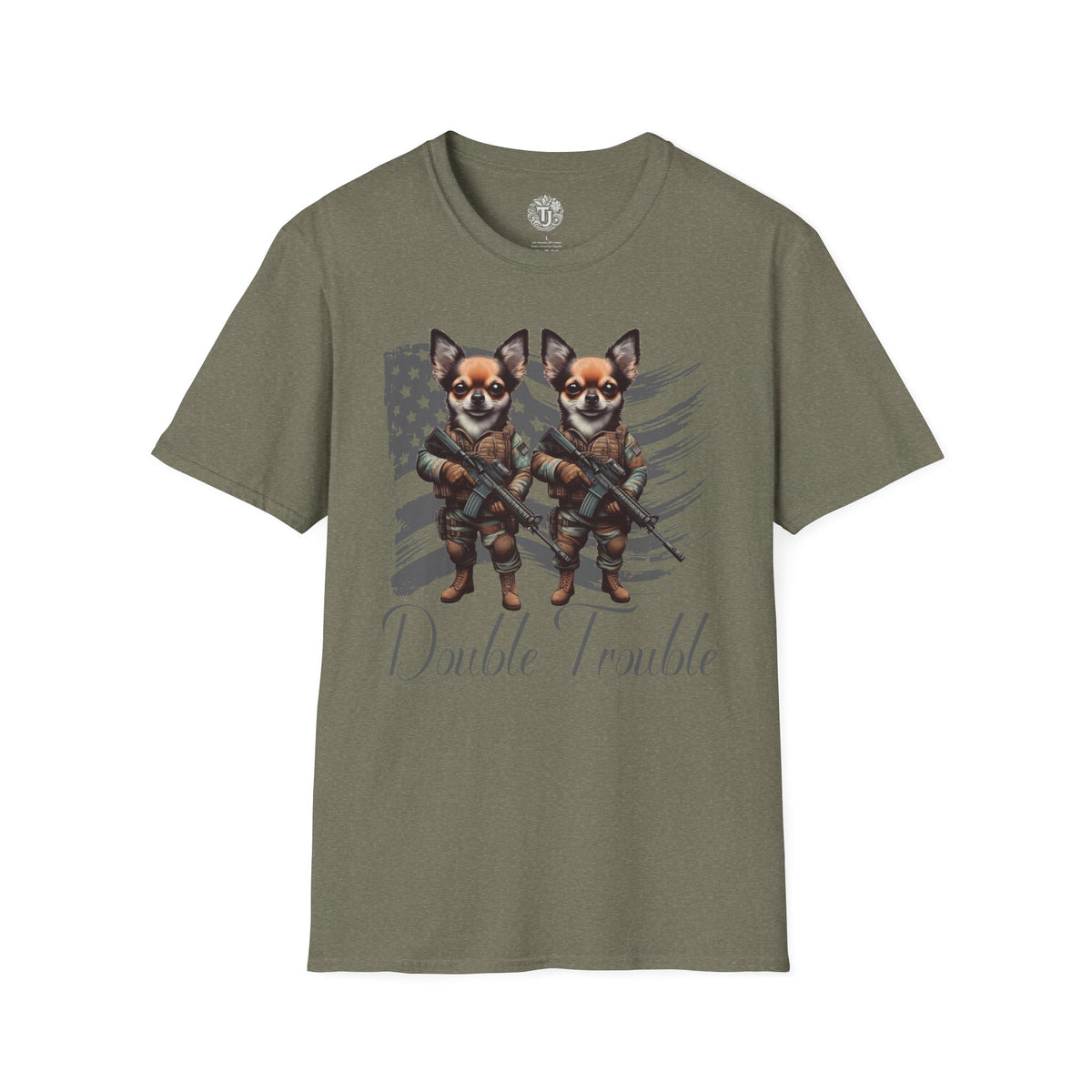 Chihuahua Graphic T-Shirt-Double Trouble