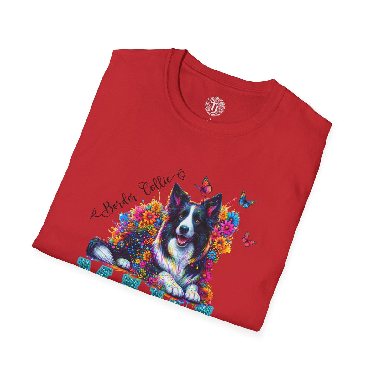 dog-mom-t-shirt-women's-clothing-printing-graphic-t-border-collie