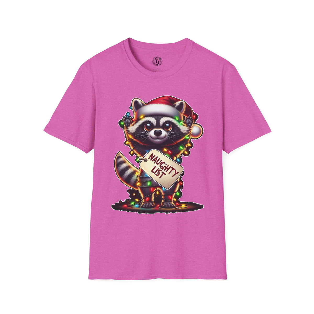 christmas-raccoon-graphic-t-shirt