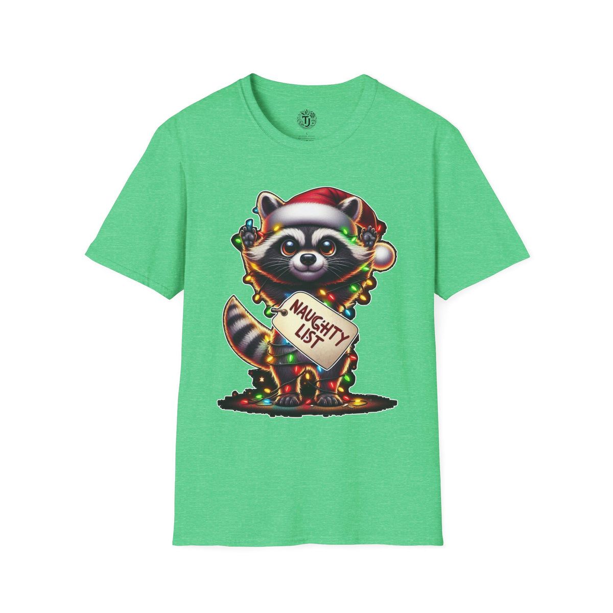 christmas-raccoon-graphic-t-shirt