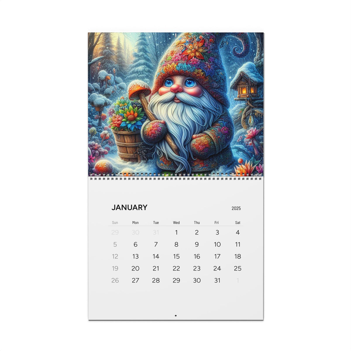 Gnomes In All Seasons Wall Calendars (2025)