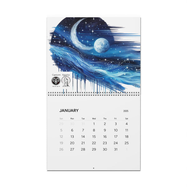 Zodiac Wall Calendars (2025)