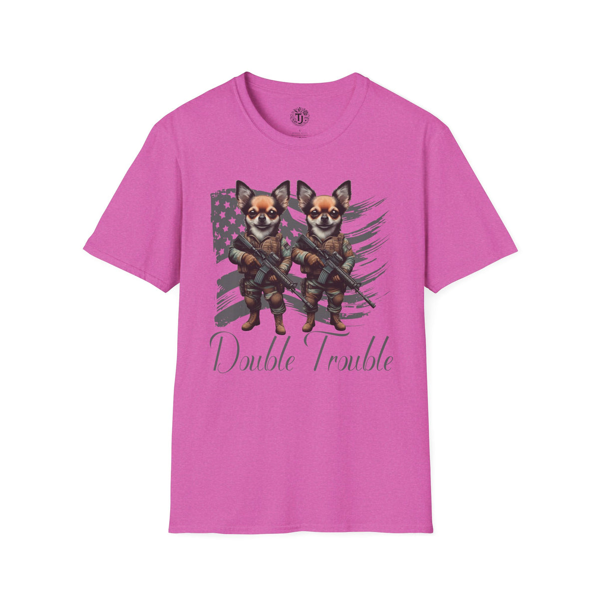 Chihuahua Graphic T-Shirt-Double Trouble