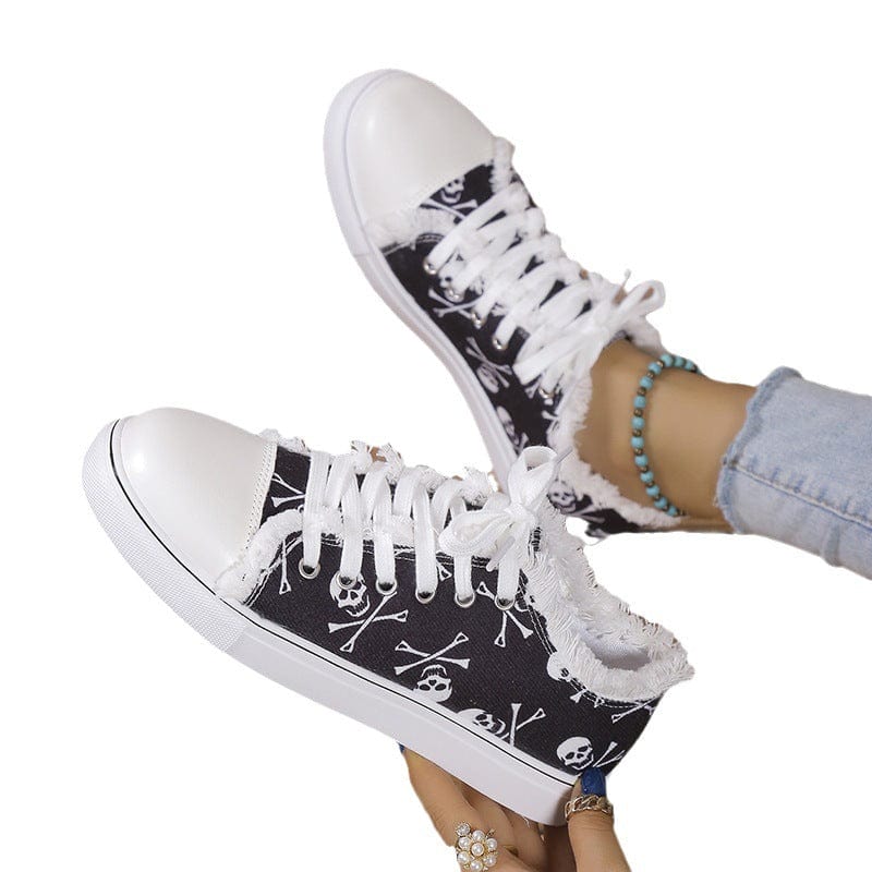 large-flat-bottomed-graffiti-canvas-shoes-for-women