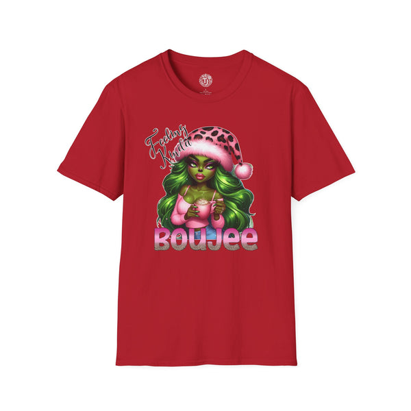 christmas-green-lady-graphic-t-shirt-grinch