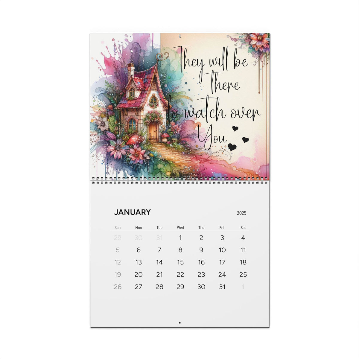 Fairy House Wall Calendar (2025)