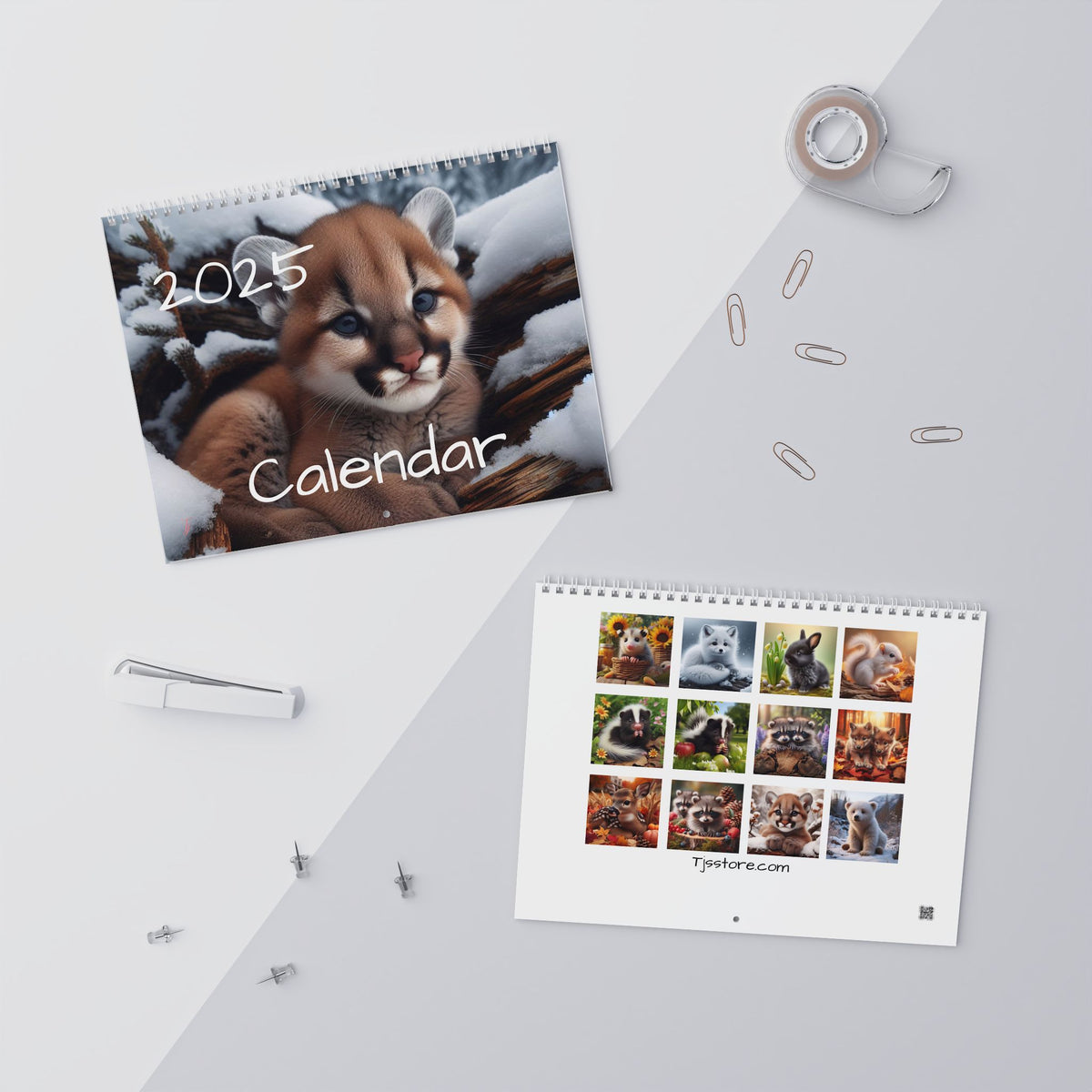 Baby Animals Wall Calendars (2025)