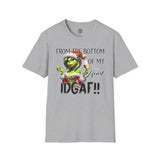 green-christmas-lady-idgaf-graphic-t-shirt-grinch