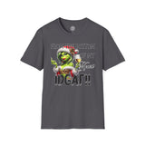 green-christmas-lady-idgaf-graphic-t-shirt-grinch