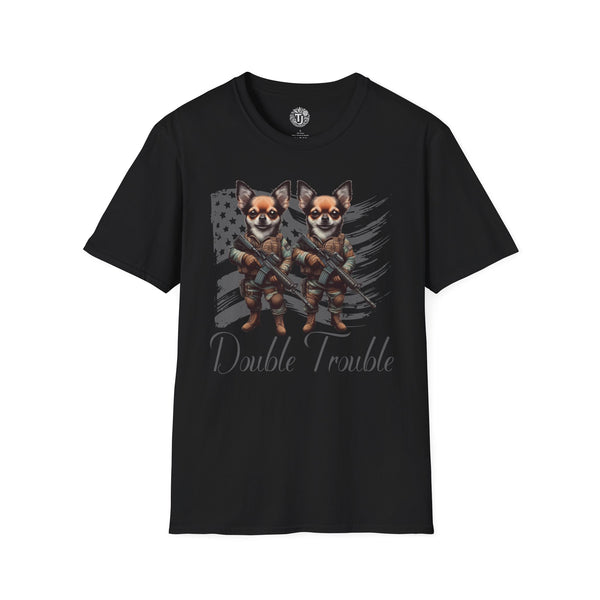 Chihuahua Graphic T-Shirt-Double Trouble