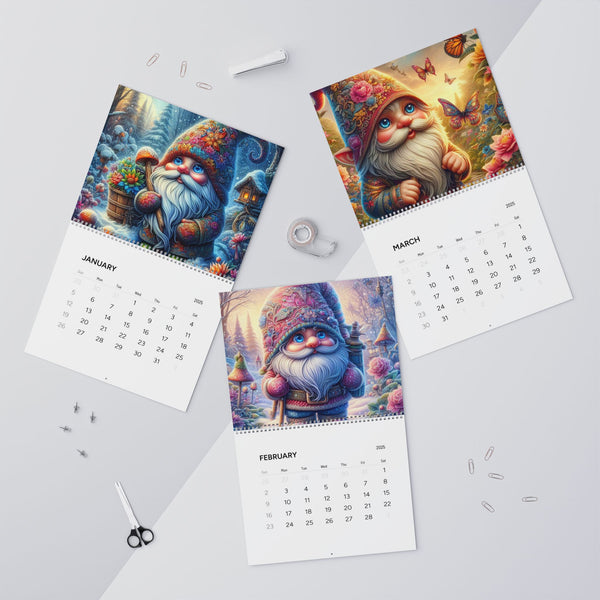 Gnomes In All Seasons Wall Calendars (2025)