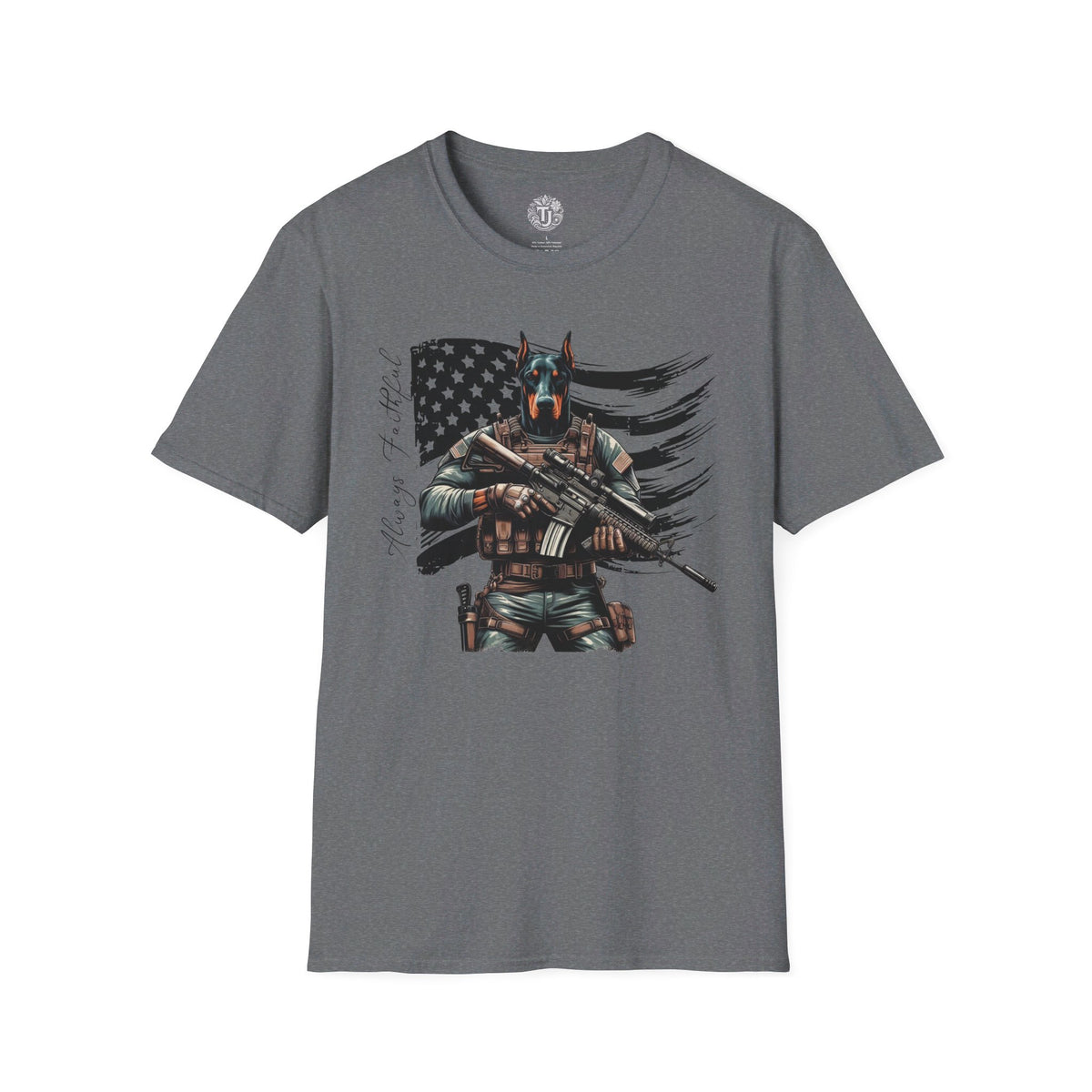 doberman-graphic-t-shirt-american-flag