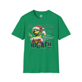 green-christmas-lady-idgaf-graphic-t-shirt-grinch