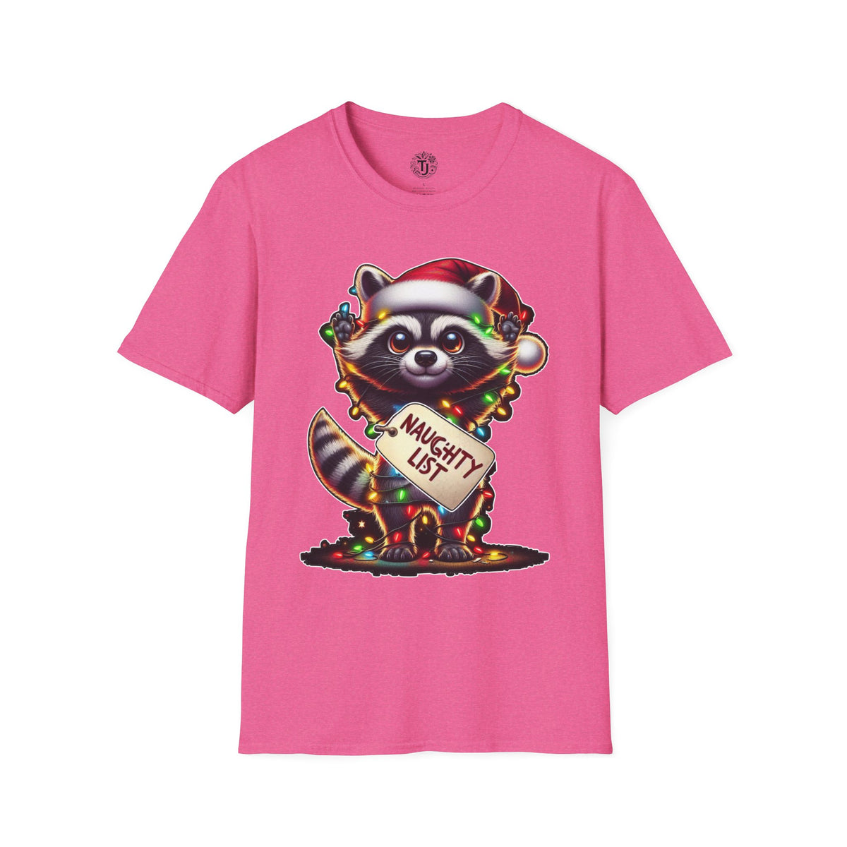 christmas-raccoon-graphic-t-shirt