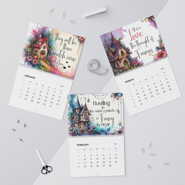 Fairy House Wall Calendar (2025)