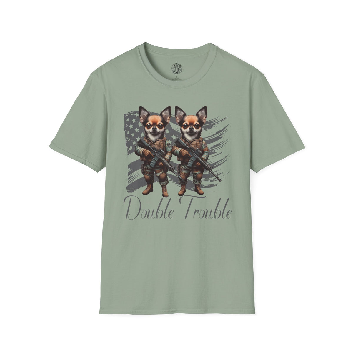 Chihuahua Graphic T-Shirt-Double Trouble