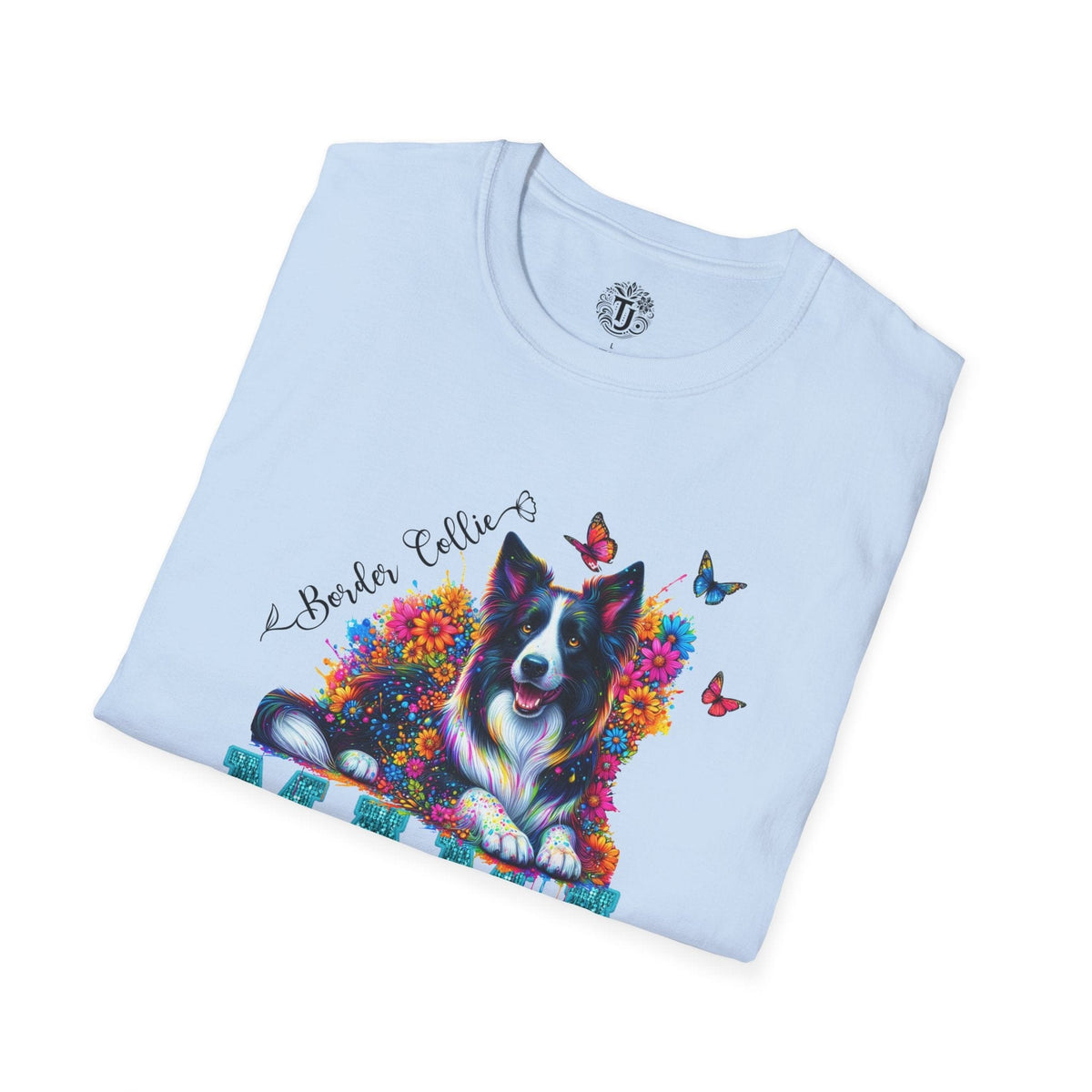 dog-mom-t-shirt-women's-clothing-printing-graphic-t-border-collie