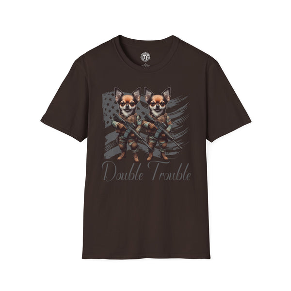 Chihuahua Graphic T-Shirt-Double Trouble