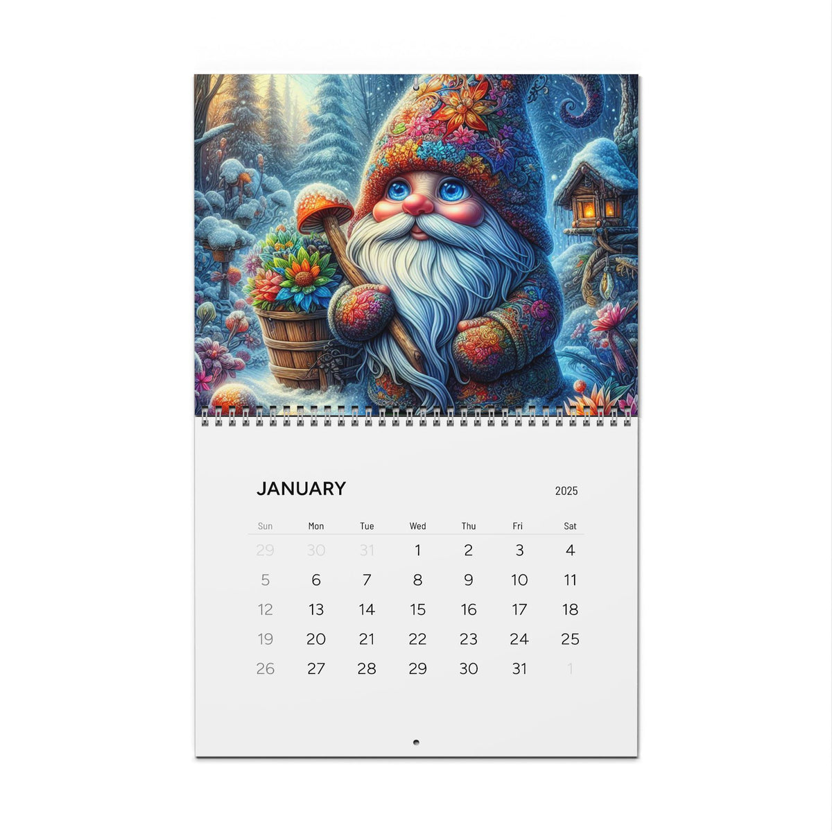 Gnomes In All Seasons Wall Calendars (2025)