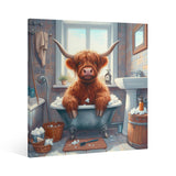 highland-cow-home-decor-canvas-picture