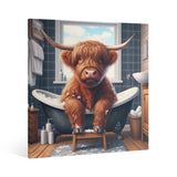 highland-cow-home-decor-canvas-picture