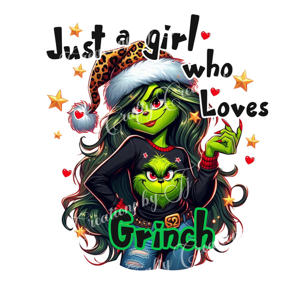 Christmas Graphic-T-Design-Just A Girl-Digital Download