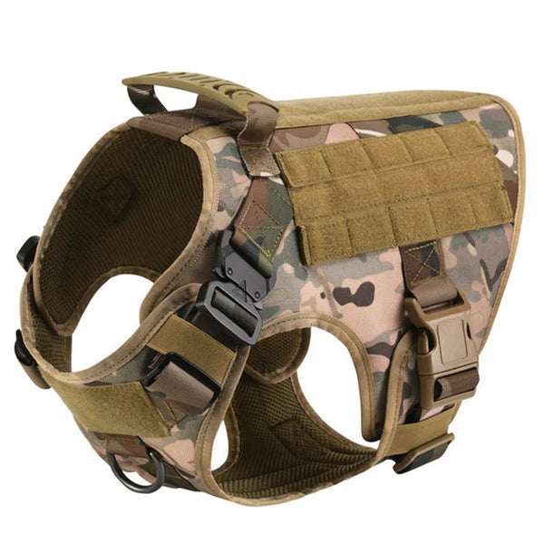 tactical-dog-harness-and-leash-set-collar-molle-bags