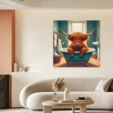 highland-cow-home-decor-canvas-picture