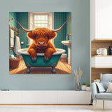 highland-cow-home-decor-canvas-picture