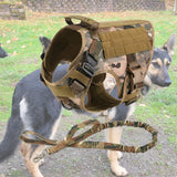 tactical-dog-harness-and-leash-set-collar-molle-bags