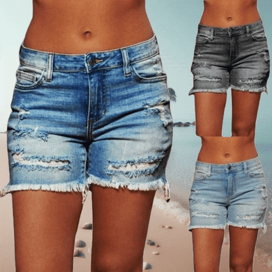 ripped-fringed-high-stretch-denim-shorts-women-distressed-womens-clothing