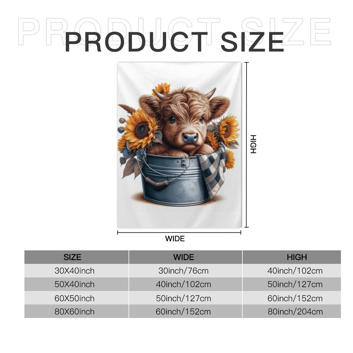 baby-highland-cow-with-sunflowers-sherpa-blanket