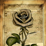 yellow-rose-paper-digital-download-scrapbook